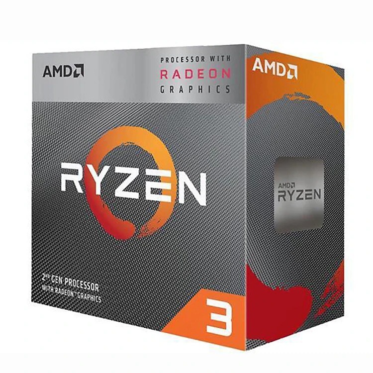 CPU AMD Ryzen 3 3200G (AM4 / 4 Nhân 4 Luồng / 3.6Ghz-4.0Ghz / 6MB Cache / 65W)