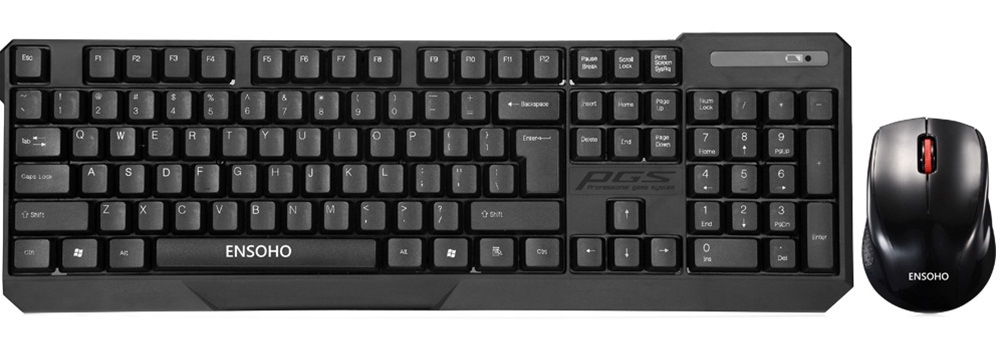 Bộ Bàn Phím Chuột Không Dây Ensoho E-113CB
