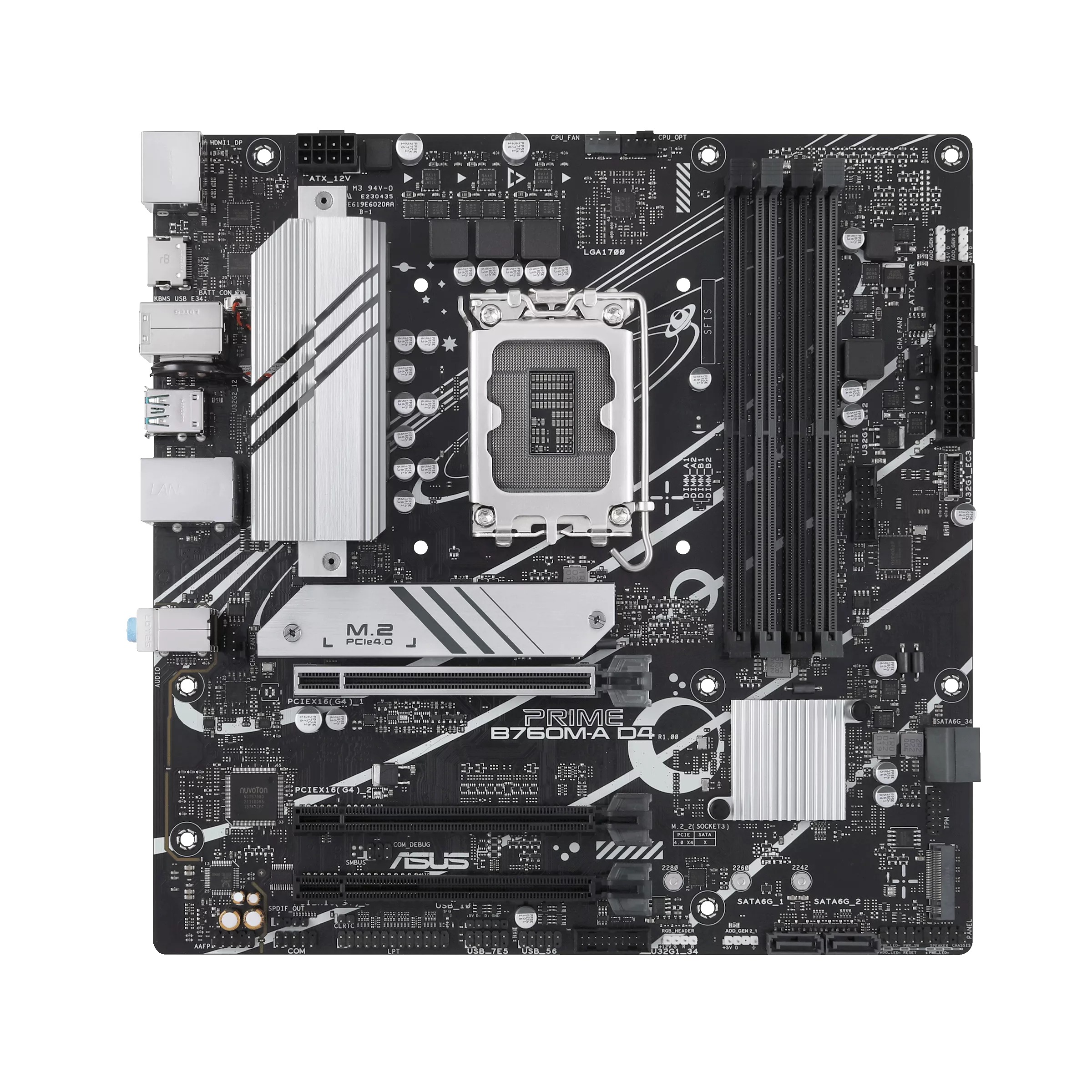 Bo Mạch Chủ ASUS PRIME B760M-A DDR4 (LGA1700/M-ATX/4 Khe RAM)
