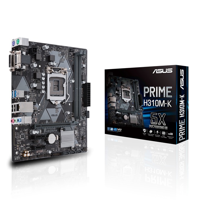 Bo Mạch Chủ ASUS PRIME H310M-K DDR4 (LGA1151/M-ATX/2 Khe RAM)