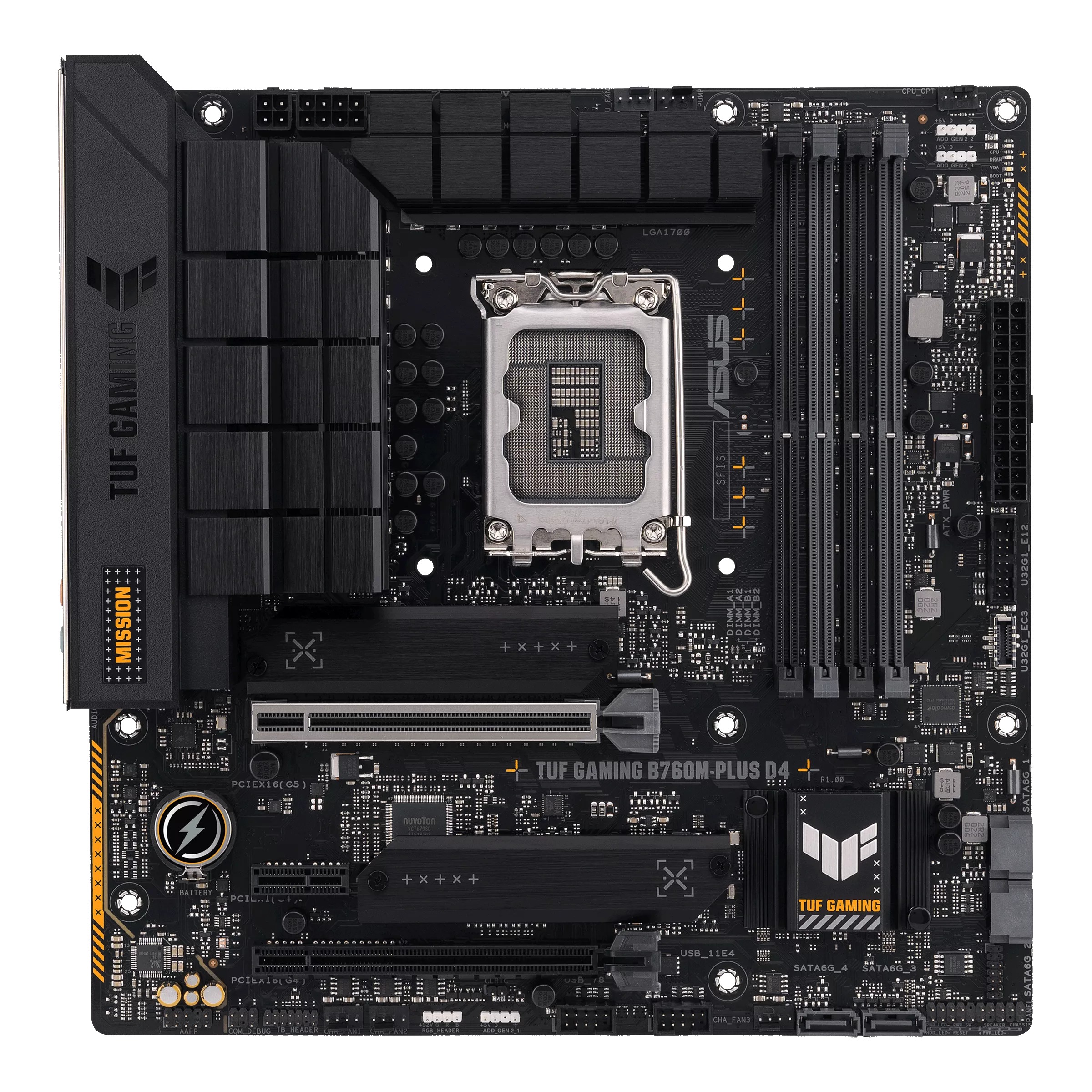 Bo Mạch Chủ ASUS TUF GAMING B760M-PLUS DDR4 (LGA1700/M-ATX)