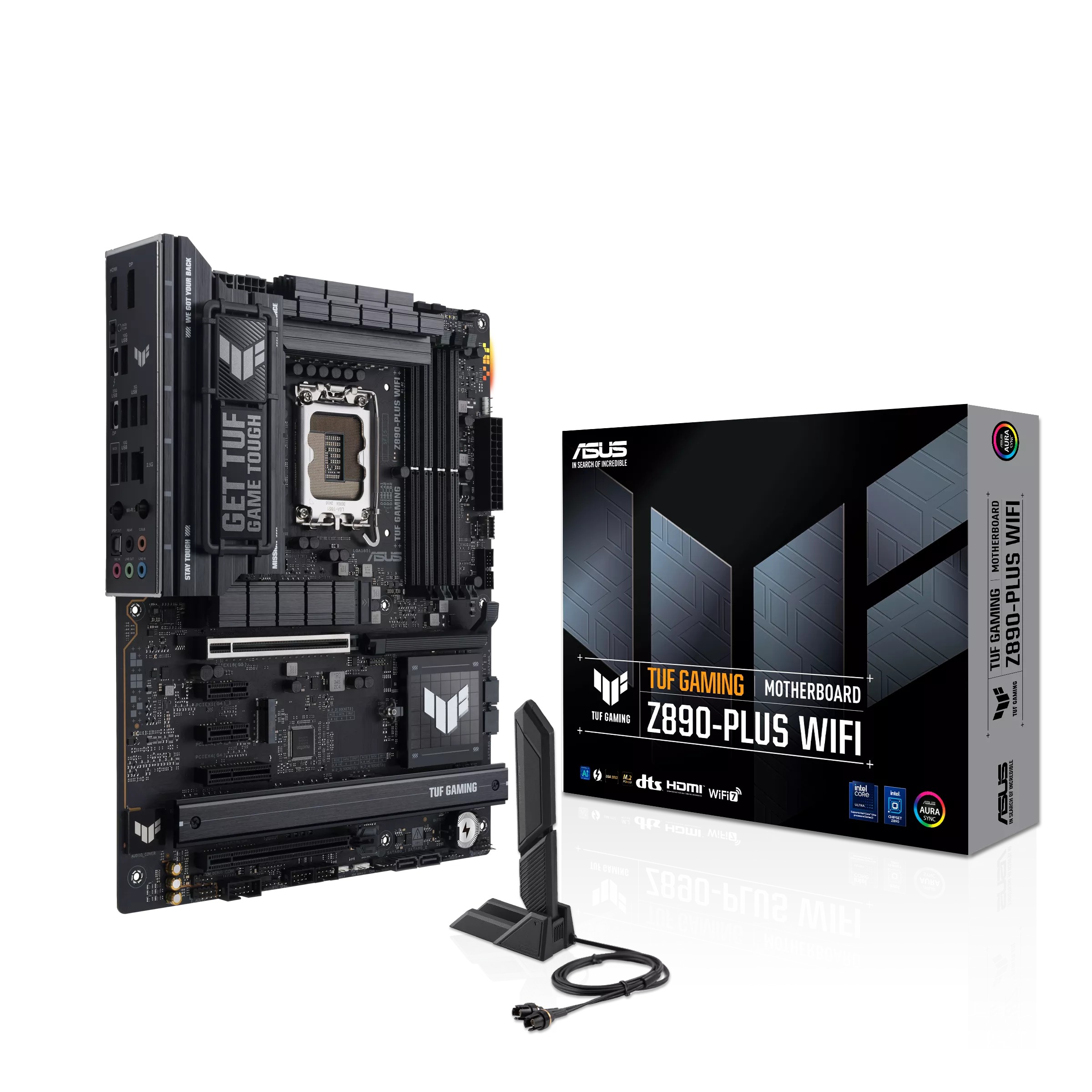 Bo Mạch Chủ ASUS TUF GAMING Z890-PLUS WIFI DDR5 (LGA1851/ATX/Wifi)