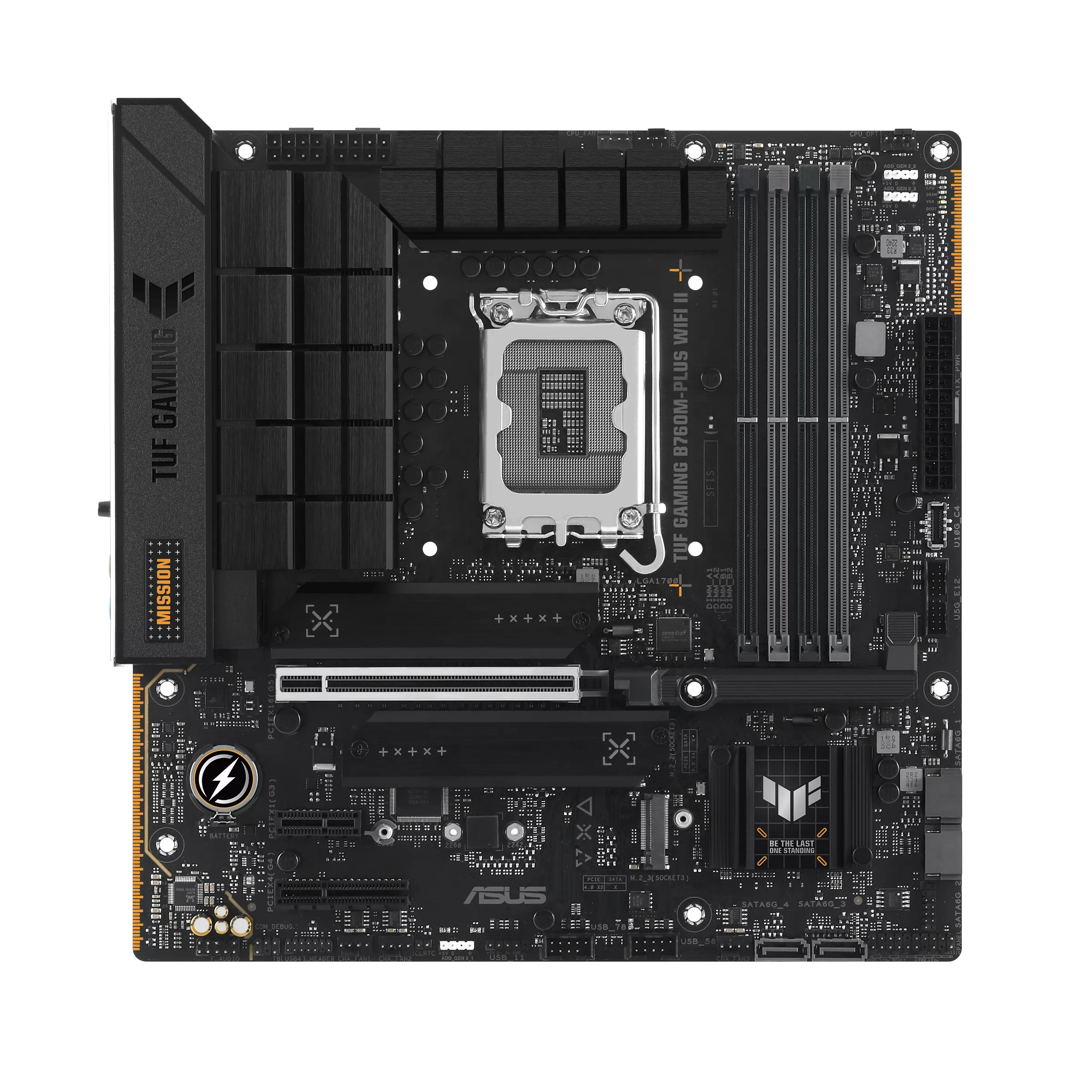 Bo Mạch Chủ ASUS TUF Gaming B760M-PLUS WIFI II DDR5 (LGA1700/M-ATX/Wifi)