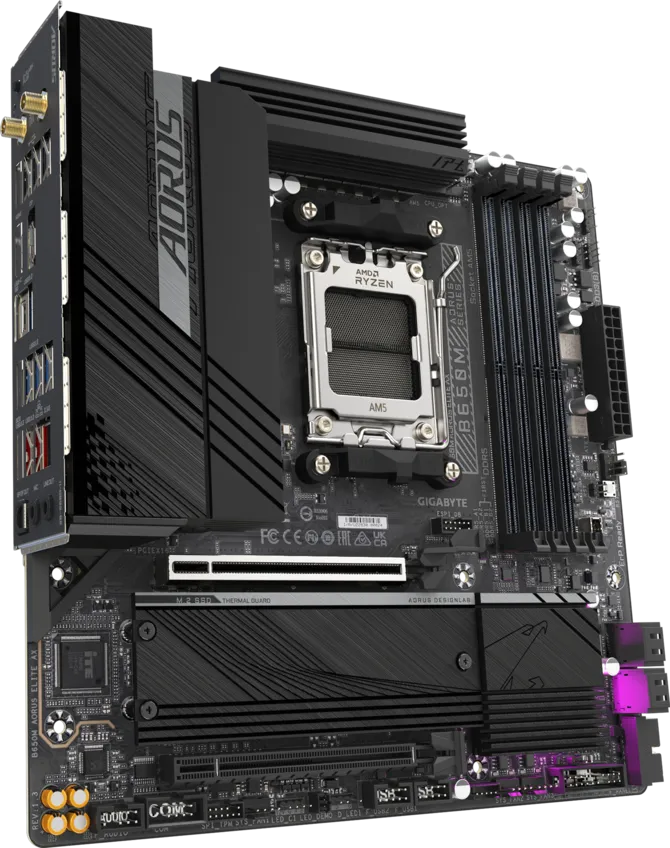 Bo Mạch Chủ Gigabyte B650M AORUS ELITE AX DDR5 (AM5 - M-ATX - 4 Khe RAM - Wifi+Bluetooth) trivietpc.vn