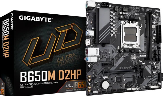 Bo Mạch Chủ GIGABYTE GA-B650M D2HP DDR5 (AM5/M-ATX)