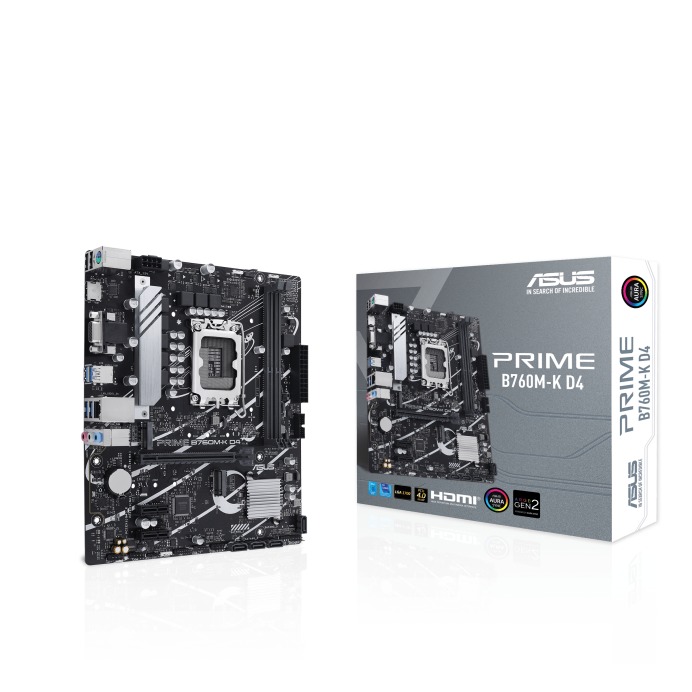 Bo Mạch Chủ ASUS PRIME B760M-K DDR4 (LGA1700/M-ATX/2 Khe RAM)