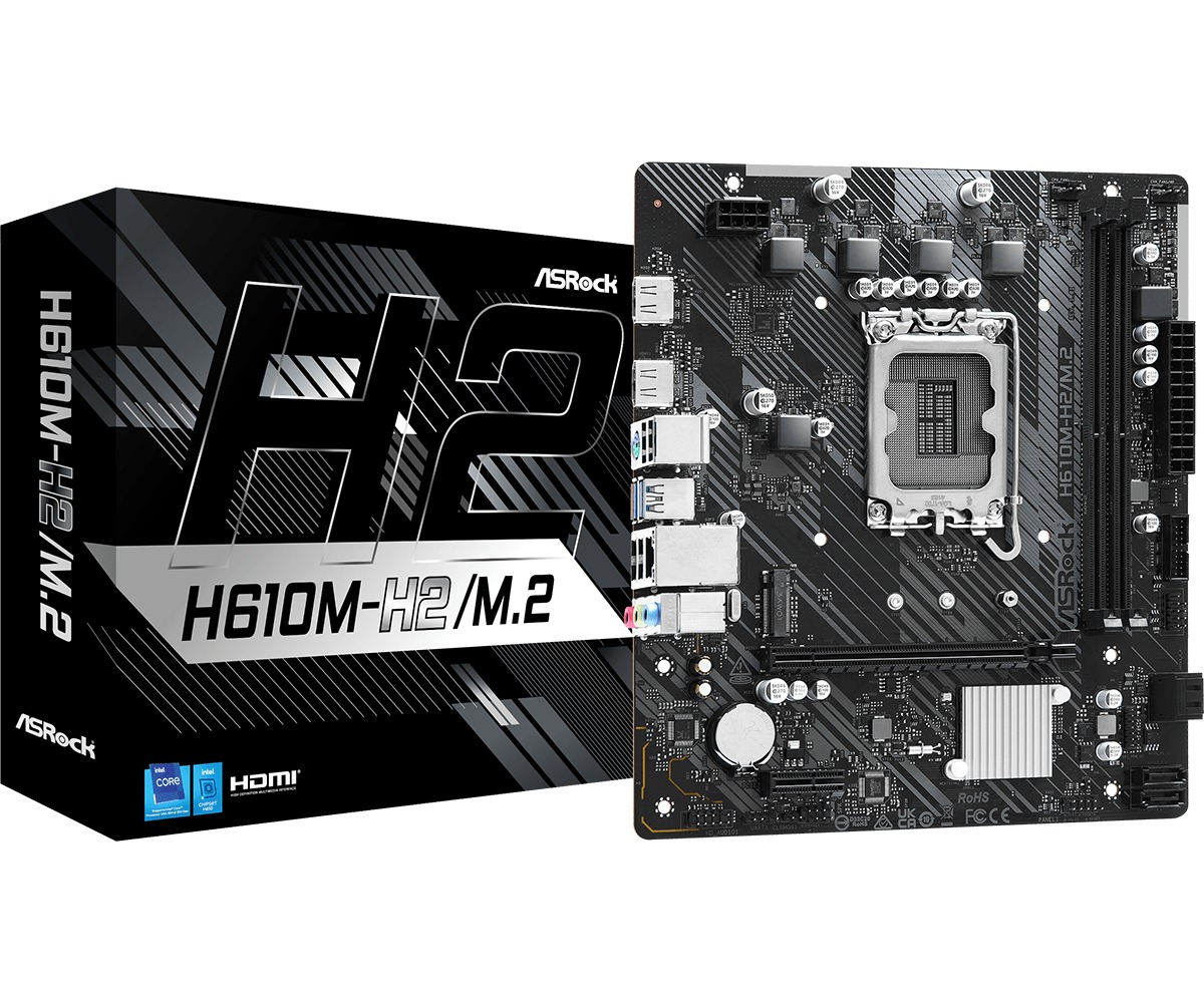 Bo Mạch Chủ ASRock H610M-H2/M.2 (LGA1700/M-ATX)