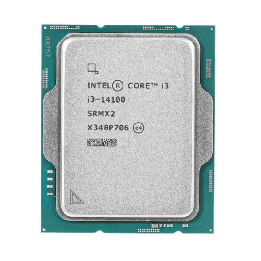 CPU Intel Core i3-14100 (LGA1700 / 4 Nhân 8 Luồng / 3.5Ghz-4.7Ghz / 12MB Cache) TRAY