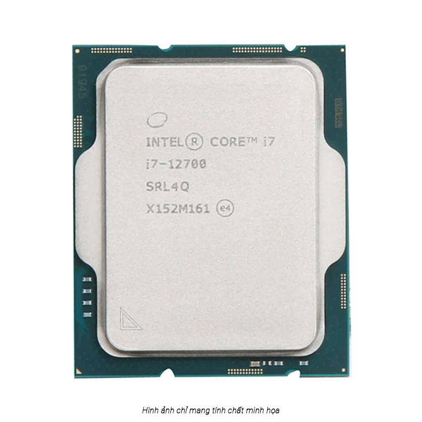 CPU Intel Core i7-12700 (LGA1700 / 12 Nhân 20 Luồng / 2.1Ghz-4.9Ghz / 25MB Cache) TRAY