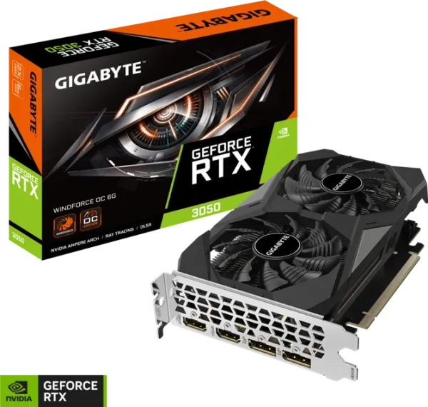 Card Đồ Hoạ GIGABYTE GeForce RTX 3050 WINDFORCE 6GB OC (GV-N3050WF2OC-6GD) trivietpc.vn