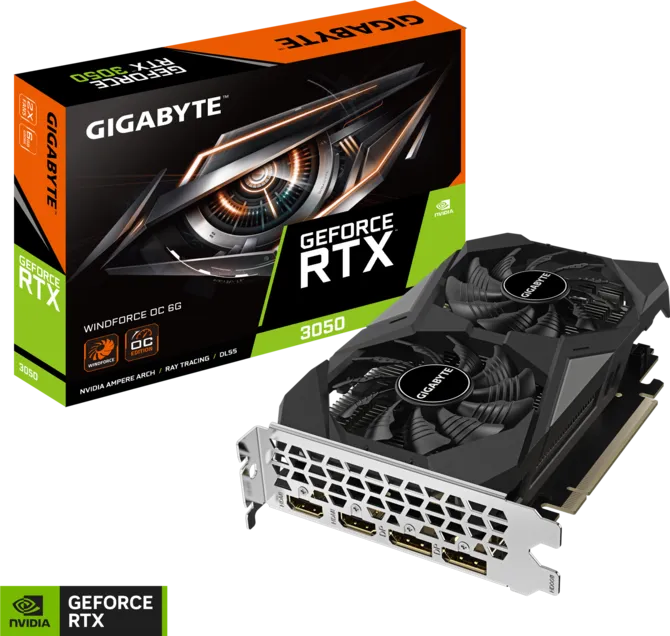 Card Đồ Hoạ GIGABYTE GeForce RTX 3050 WINDFORCE 6GB OC (GV-N3050WF2OC-6GD) trivietpc.vn