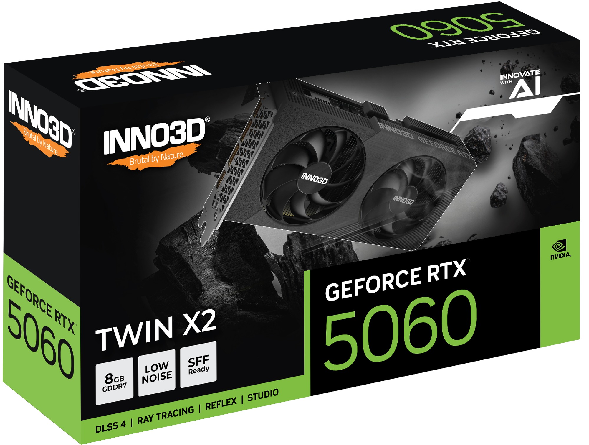 Card Đồ Hoạ Inno3D Geforce RTX 5060 Twin X2 OC 8GB