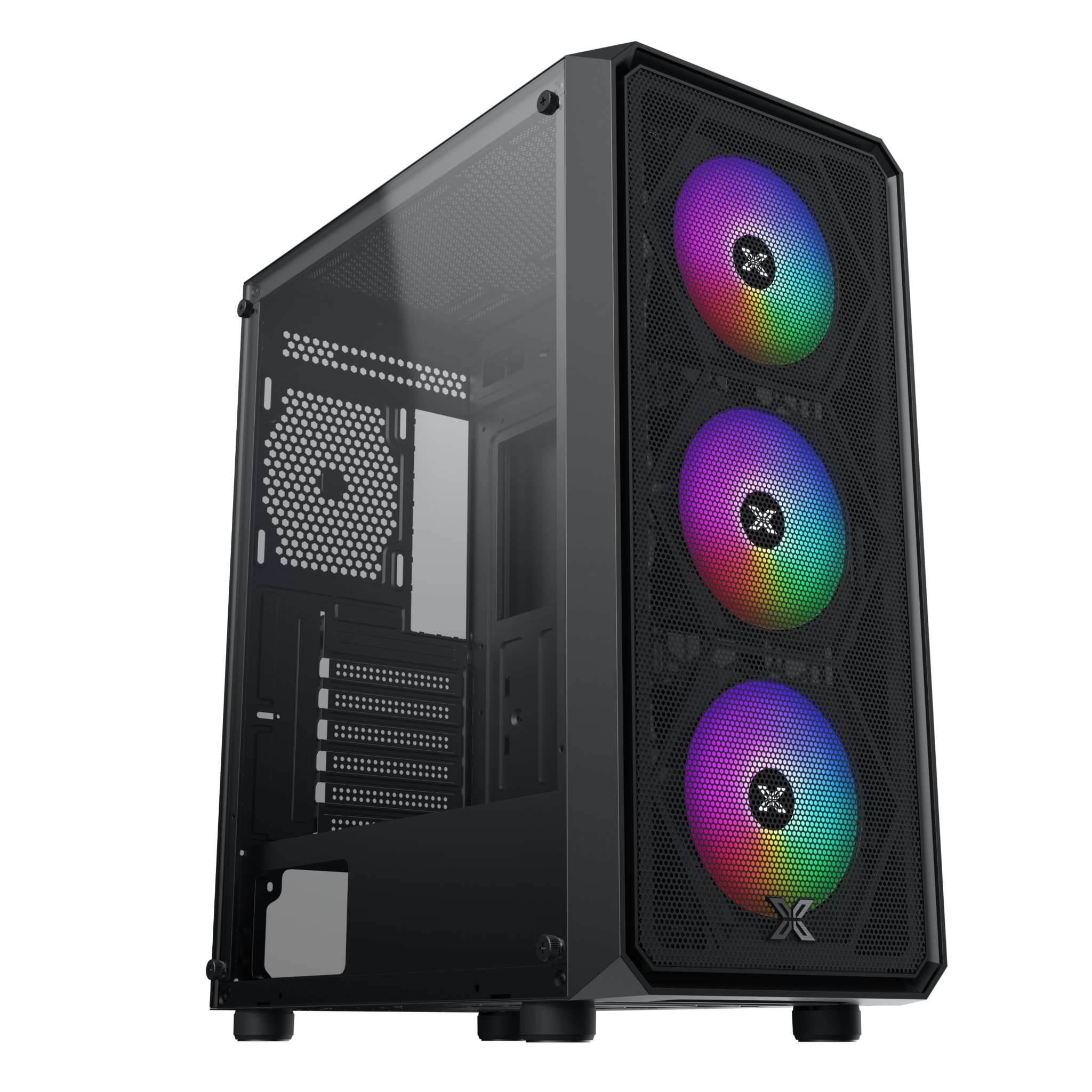 Vỏ Case Xigmatek DUO X 3F - RGB (3 Fan/Black)
