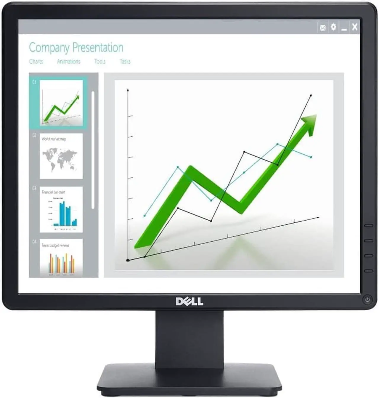 Màn Hình Vuông Dell E1715S (17 inch/TN/HD/60Hz/5ms/Vuông) DP+VGA