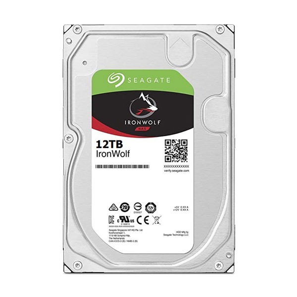 Ổ Cứng HDD Seagate Ironwolf 12TB NAS SATA3 3.5 inch 256MB Cache 7200 RPM - ST12000VN0008