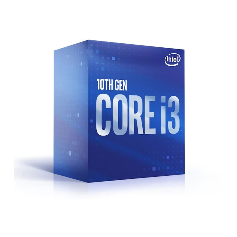 CPU Intel Core i3-10100F (LGA1200 / 4 Nhân 8 Luồng / 3.6Ghz-4.3Ghz / 6MB Cache / 65W)