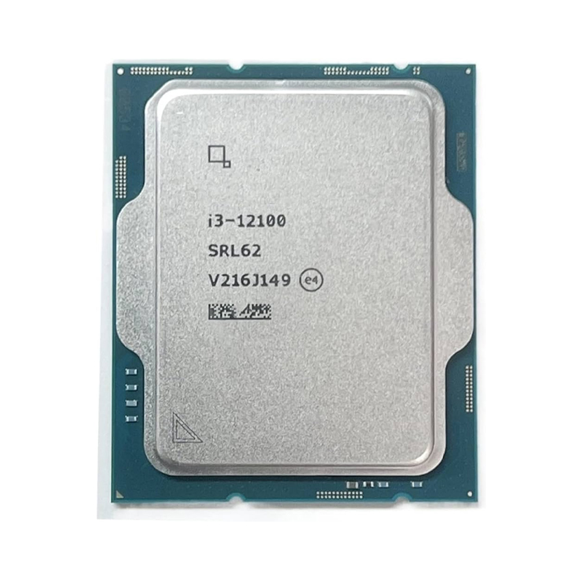 CPU Intel Core i3-12100 (LGA1700 / 4 Nhân 8 Luồng / 3.3Ghz-4.3Ghz / 12MB Cache / 60W) TRAY