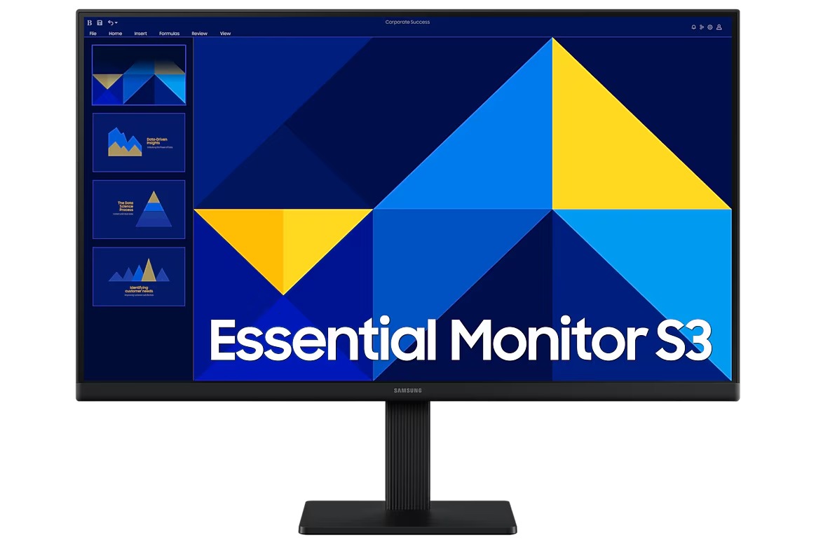 Màn Hình Đa Năng Samsung S3 S30GD LS24D300GAEXXV (24 inch/IPS/FHD/100Hz/5ms) VGA, HDMI