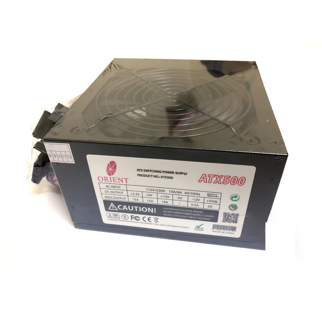 Nguồn Máy Tính Orient 500W (Fan 12)