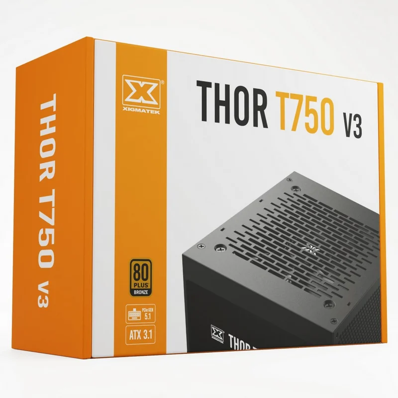 Nguồn Máy Tính Xigmatek Thor T750 V3 - 80-Plus Bronze 750W (80 Plus Bronze)