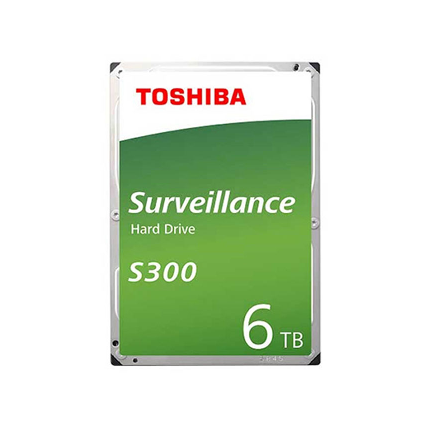 Ổ Cứng Camera HDD Toshiba S300 6TB 3.5 inch 256MB Cache 5400RPM - HDWT860UZSVA