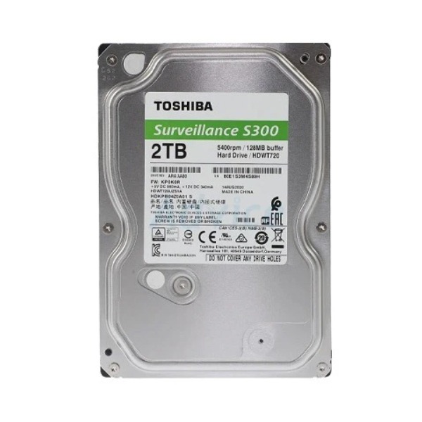 Ổ Cứng HDD Toshiba S300 2TB 3.5 inch 128MB Cache 5400RPM - HDWT720UZSVA