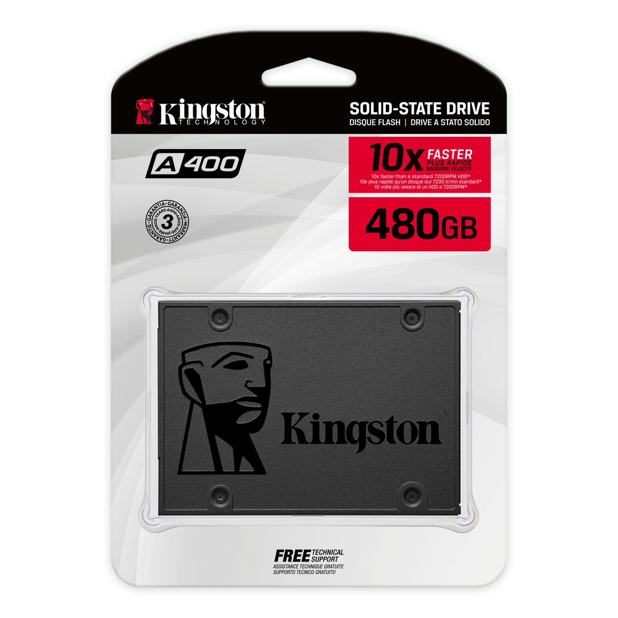 Ổ Cứng SSD Kingston 480GB SA400S37 2.5 inch SATA3