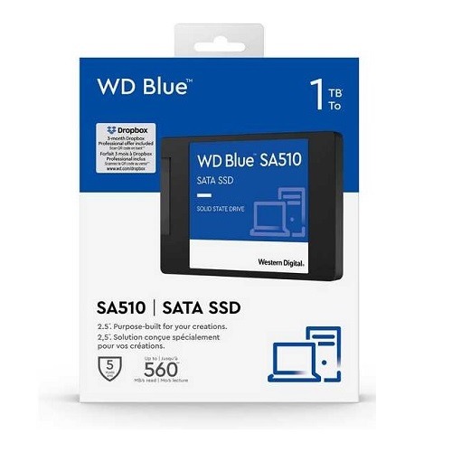 Ổ Cứng SSD Western Digital Blue SA510 1TB 2.5 inch SATA3 (WDS100T3B0A)