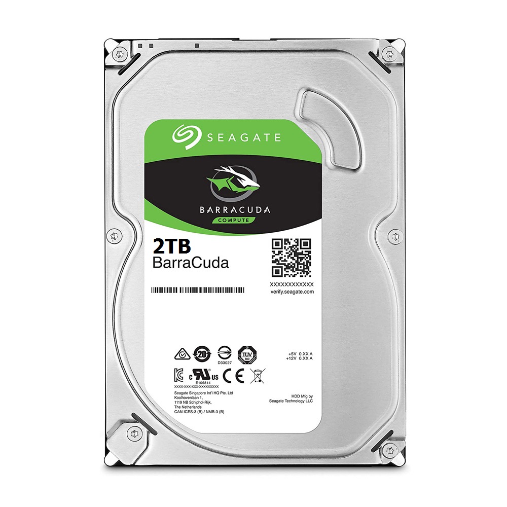 Ổ Cứng HDD Seagate BarraCuda 2TB SATA3 3.5 inch 256MB Cache 7200rpm - ST2000DM008