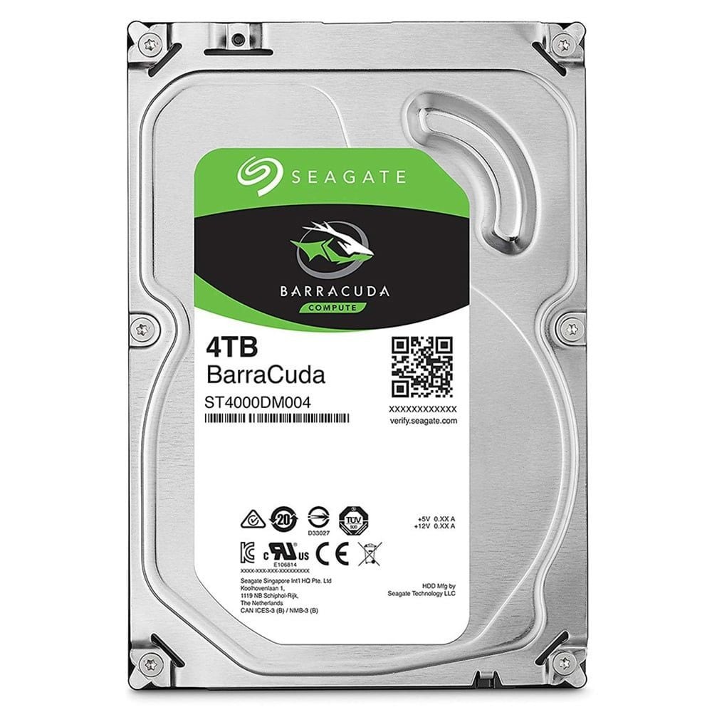Ổ Cứng HDD Seagate BarraCuda 4TB SATA3 3.5 inch 256MB Cache 5400 RPM - ST4000DM004