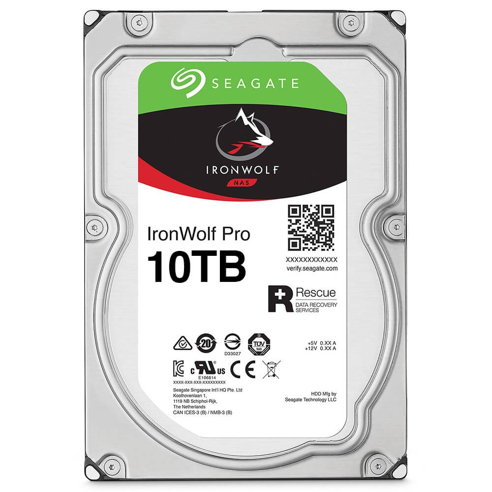 Ổ Cứng HDD Seagate Ironwolf Pro 10TB 3.5 inch SATA3 256MB Cache 7200 RPM - ST10000NT001