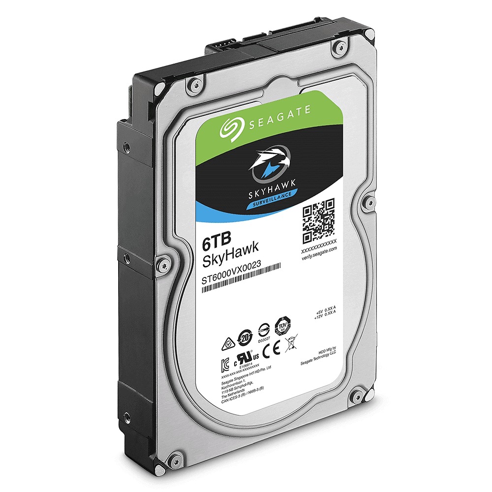 Ổ Cứng Camera HDD Seagate SkyHawk 6TB 3.5 inch SATA3 256MB Cache 5400RPM - ST6000VX009