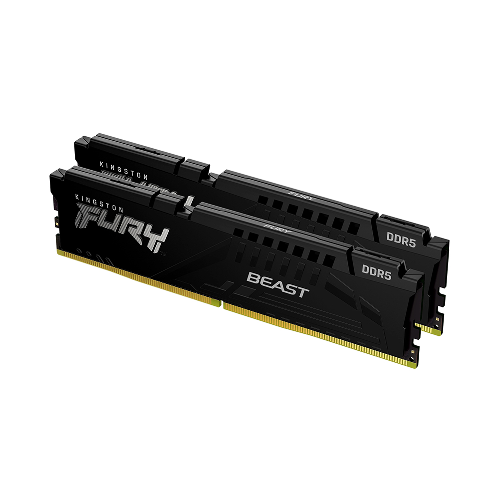 RAM Desktop Kingston FURY Beast 32GB (2x16GB) DDR5 5600Mhz (KF556C40BBK2-32WP)