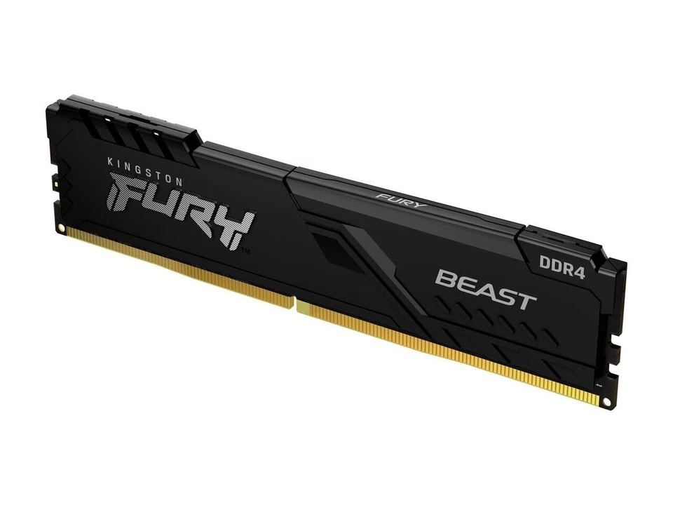RAM Desktop Kingston FURY Beast 16GB (1x16GB) DDR4 3200Mhz (KF432C16BB1-16WP)