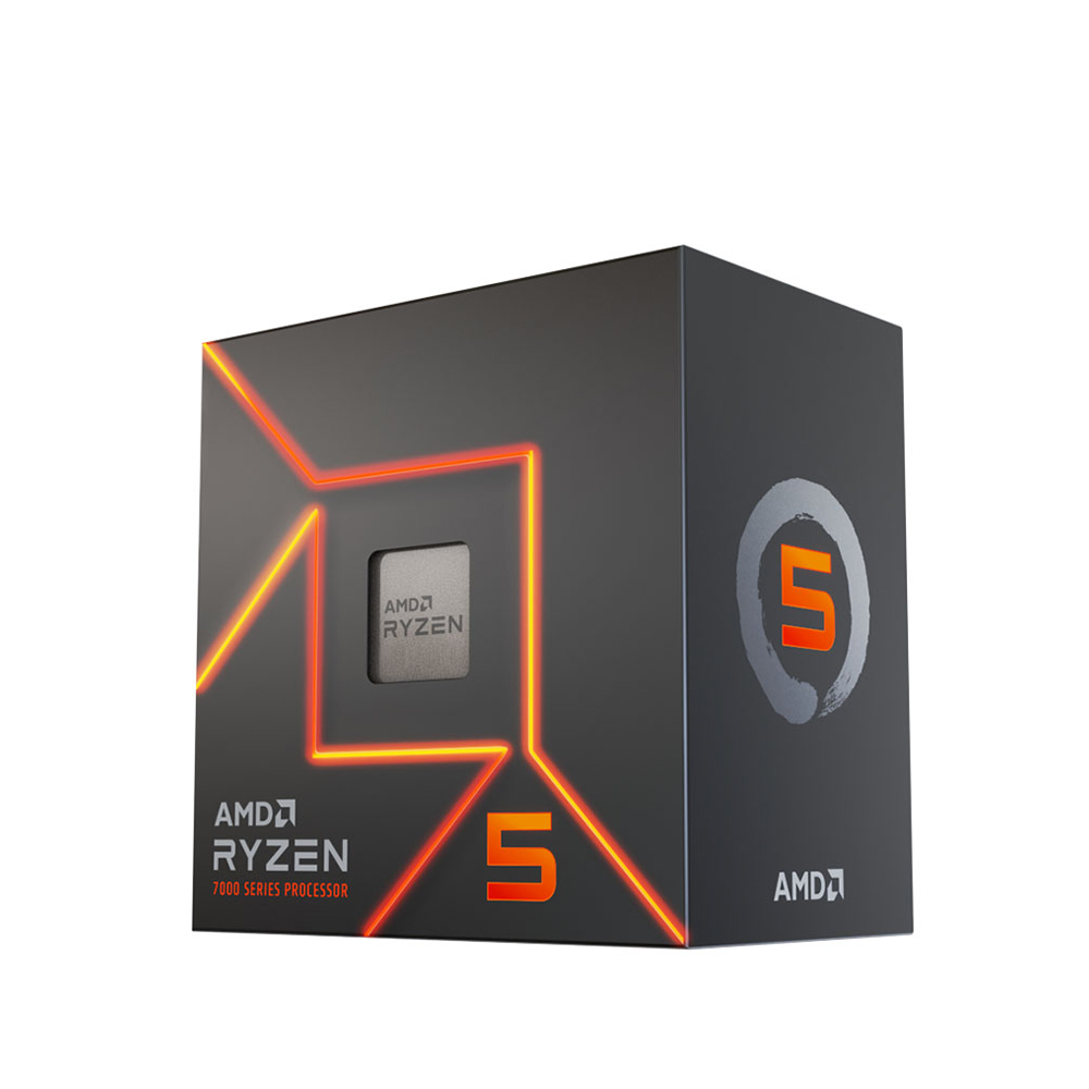 CPU AMD Ryzen 5 7600 (AM5 / 6 Nhân 12 Luồng / 3.8Ghz-5.1Ghz / 38MB Cache)