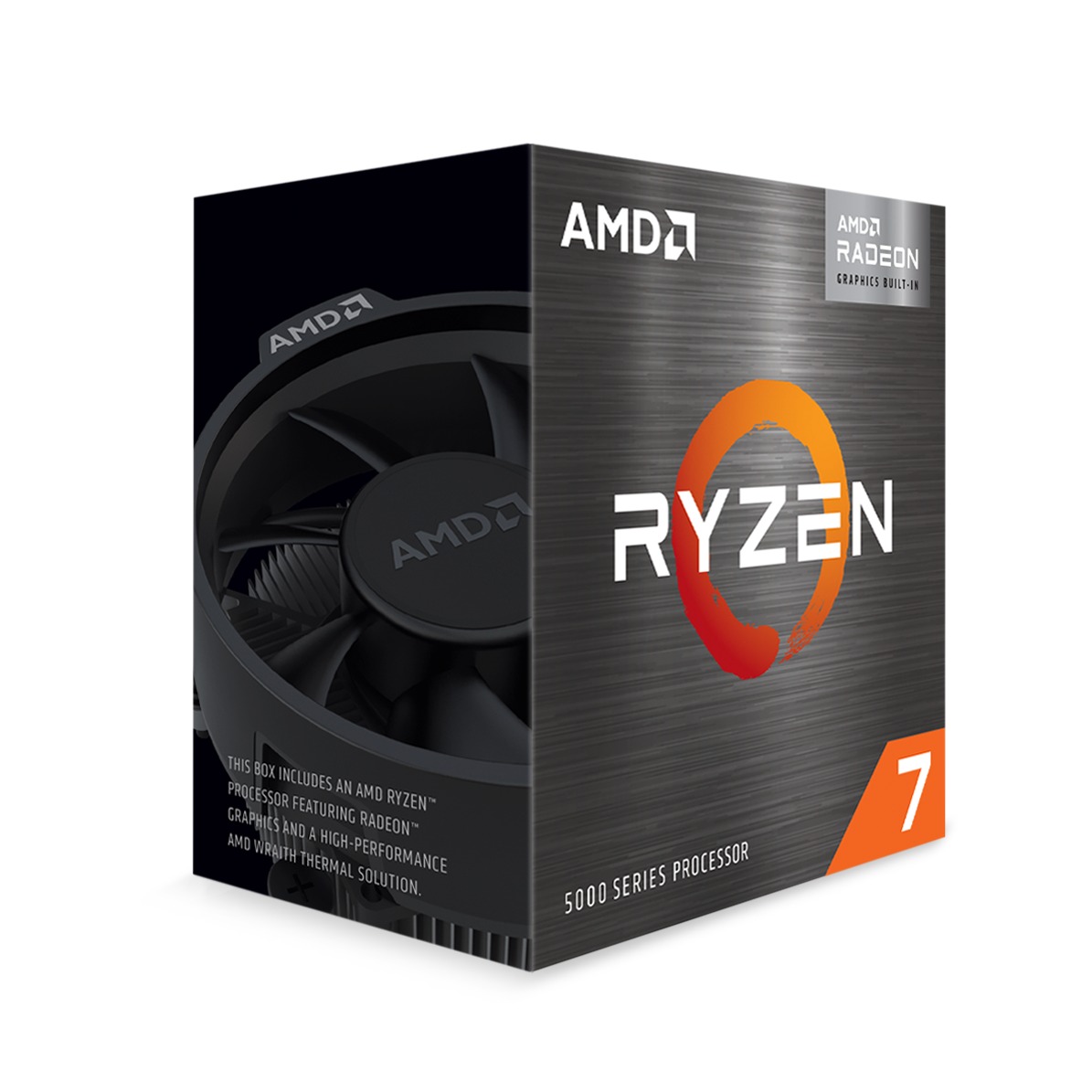 CPU AMD Ryzen 7 5700G (AM4 / 8 Nhân 16 Luồng / 3.8Ghz-4.6Ghz / 20MB Cache / 65W)