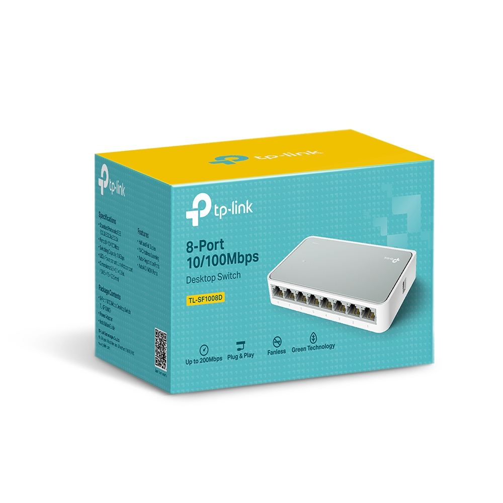 Switch TP-Link 8P TL-SF1008D 10/100 8 Cổng