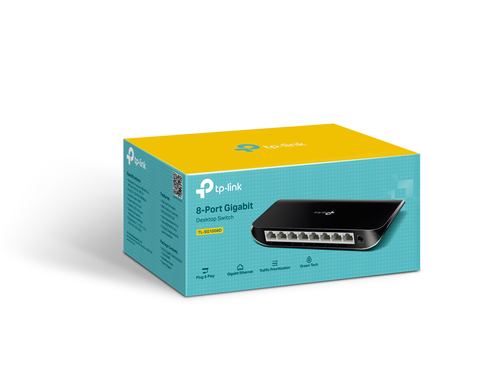 Switch TP-Link 8P TL-SG1008D Gigabite 100/1000 8 Cổng