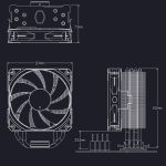 Tản Nhiệt Khí Cooler Master Hyper 212 Spectrum V3 - trivietpc.vn - Trí Việt Computer 279 phố Vọng
