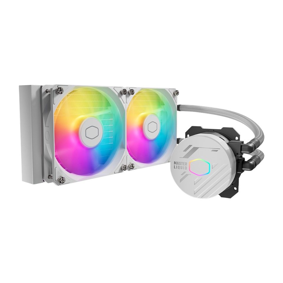 Tản Nhiệt Nước Cooler Master MasterLiquid 240L Core ARGB White