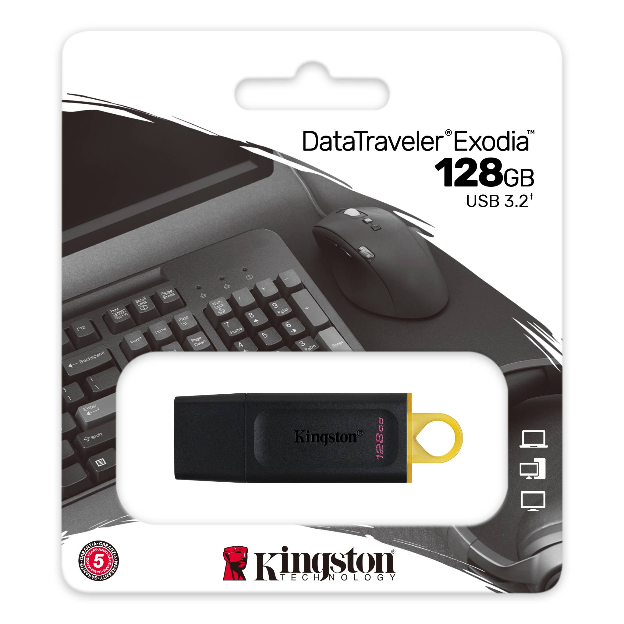 USB Kingston DataTraveler Exodia 128GB USB3.2 Gen 1 (DTX/128GB)