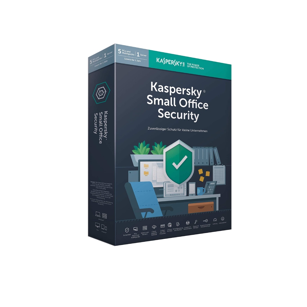 Phần Mềm Diệt Virus Kapersky Small Office - KOS 5U (1 Server + 5 PC)