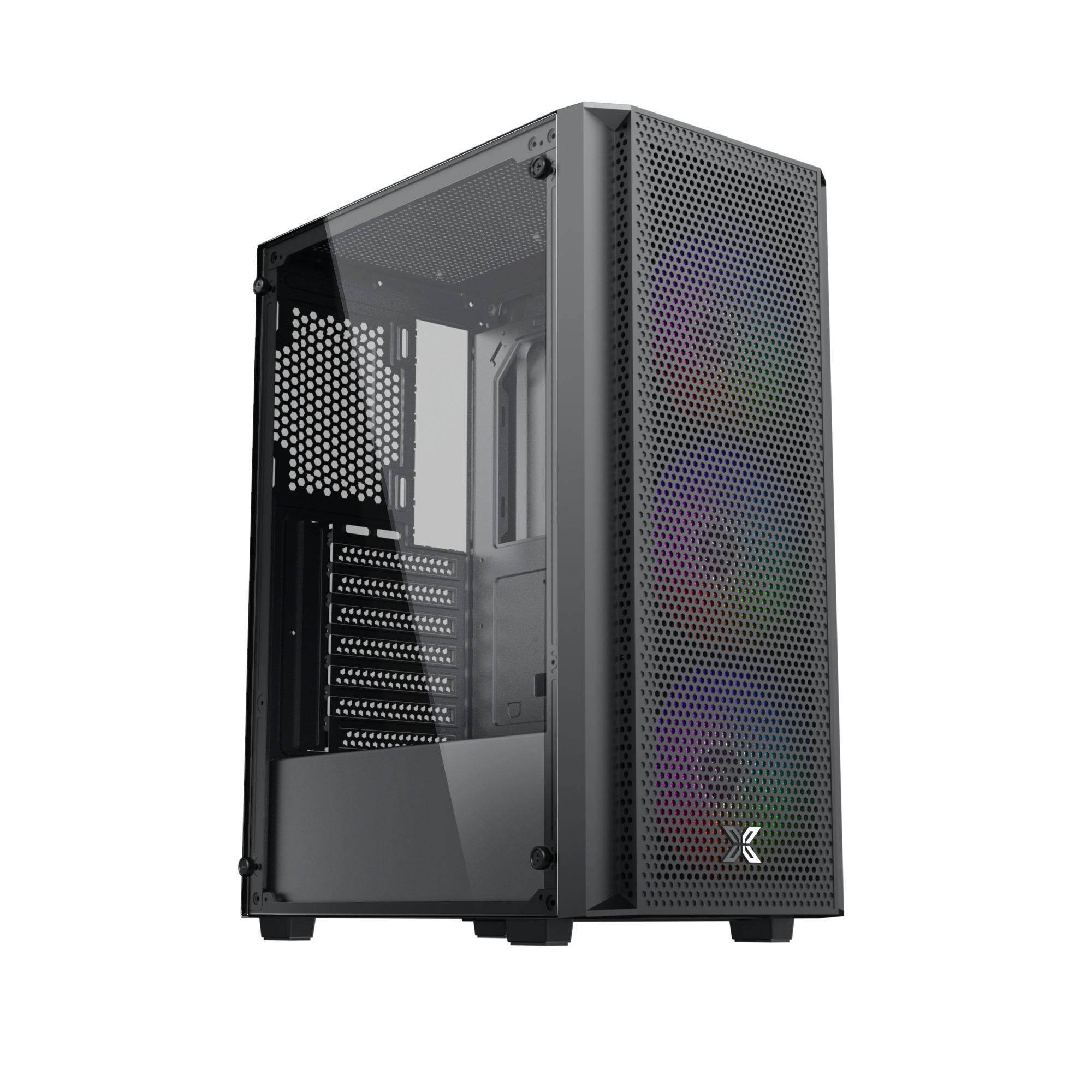 Vỏ Case Xigmatek Star 3F (ATX/Mid-Tower/Tempered Glass/3 Fan RGB/Black)