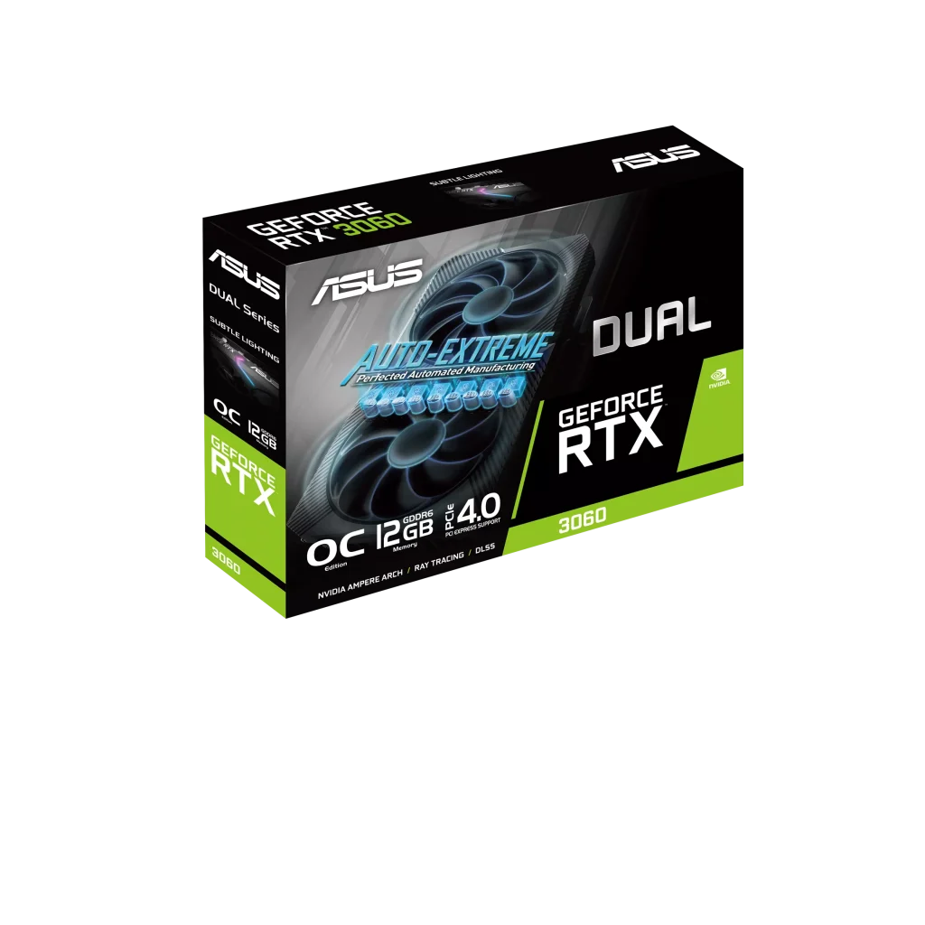 Card Đồ Hoạ ASUS DUAL RTX3060 V2 12GB GDDR6 OC trivietpc.vn