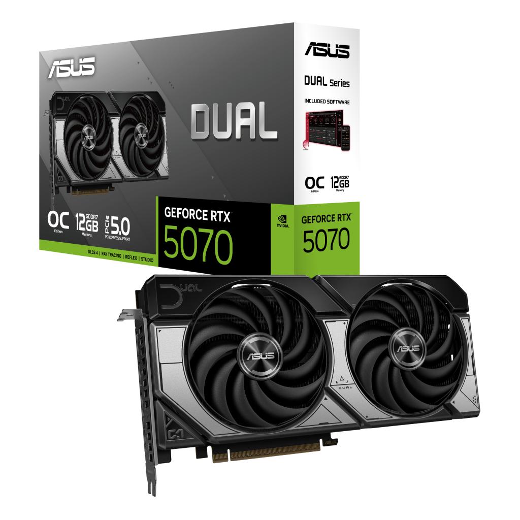 Card Đồ Hoạ ASUS Dual Geforce RTX 5070 12GB GDDR7 OC (DUAL-RTX5070-O12G) trivietpc.vn