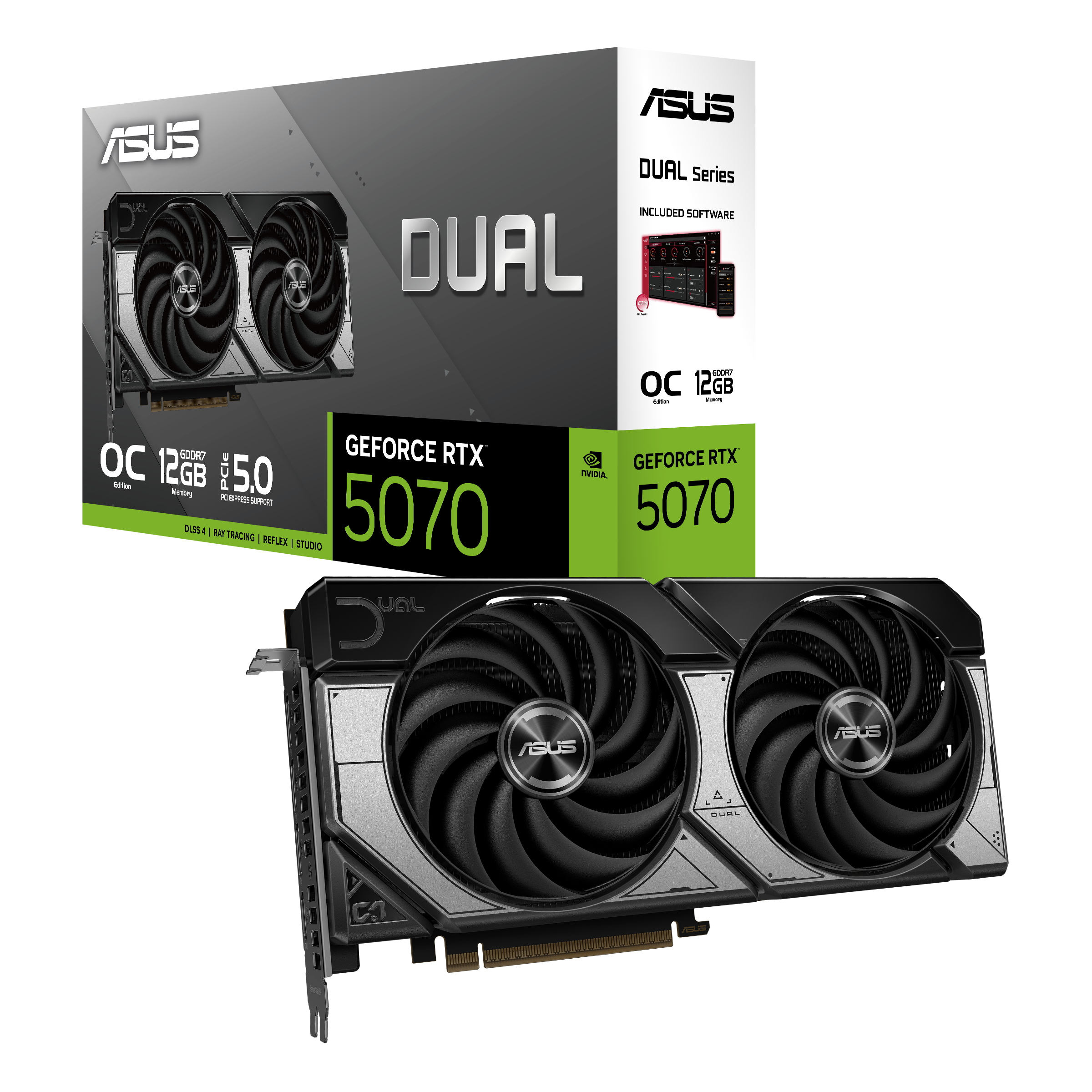 Card Đồ Hoạ ASUS Dual Geforce RTX 5070 12GB GDDR7 OC (DUAL-RTX5070-O12G) trivietpc.vn