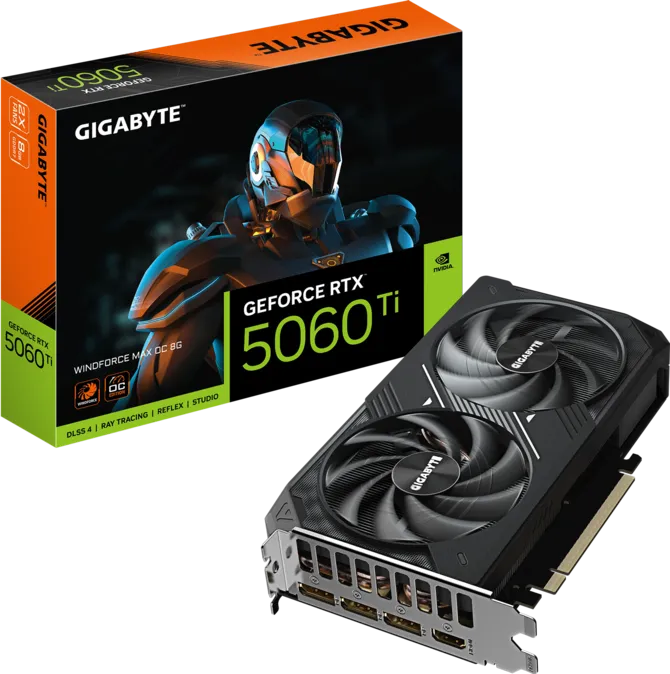 Card Đồ Hoạ Gigabyte GeForce RTX 5060 Ti WINDFORCE MAX OC 8G (GV-N506TWF2MAX OC-8GD) trivietpc.vn