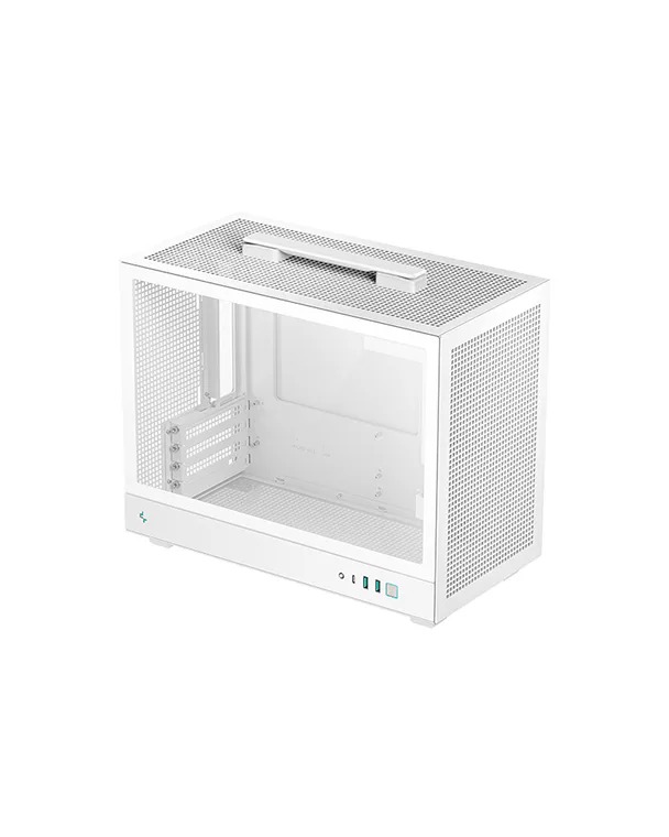 Case Deepcool CH160 Plus (M-ATX/Mini Tower/Tempered glass/No Fan/White)