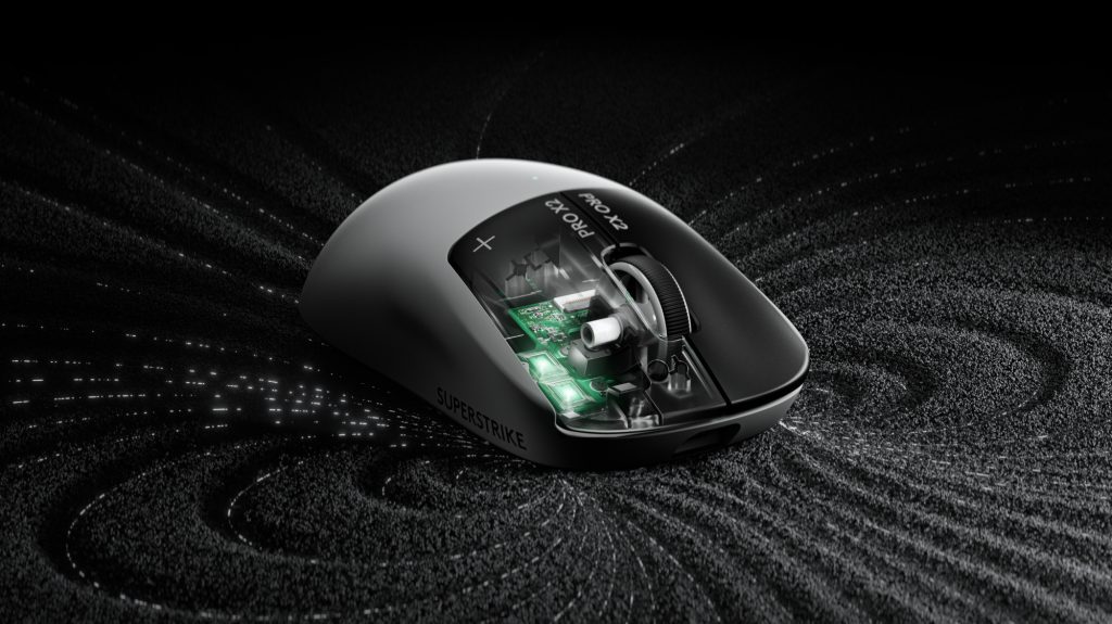 Chuột Gaming Logitech Pro X2 SuperStrike Wireless (HERO 2 44k DP I8k Hz Optical switch 61g Trắng) trivietpc.vn