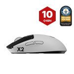 Chuột Gaming Logitech Pro X2 SuperStrike Wireless (HERO 2 44k DP I8k Hz Optical switch 61g Trắng) trivietpc.vn